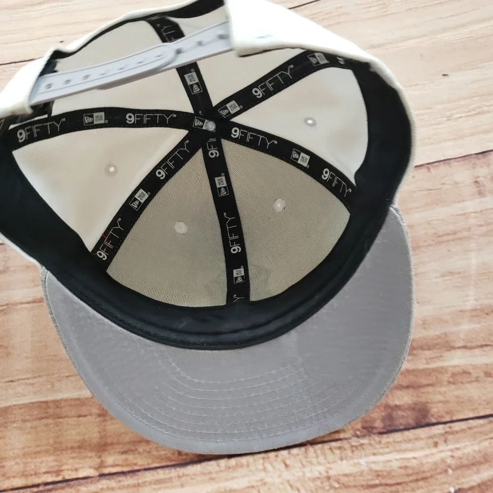 New York Yankees‎ Hat Cap Mens Snap Back Gray White MLB Baseball New Era Adult